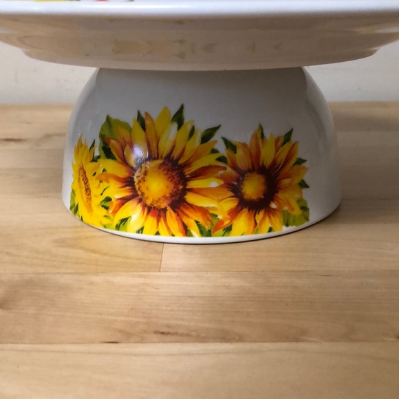 Sunflower Cake Plate - Picture 3 of 3